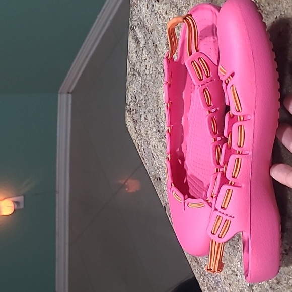 Crocs Springi Slingback Pink/orange Flats Size US 9 - Picture 4 of 9